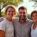 Porträtfoto von Familie Müller.